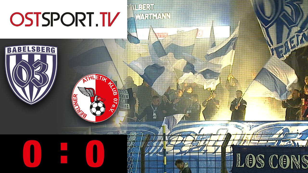 Hochklassiges Spitzenspiel ohne Sieger: SV Babelsberg 03 - Berliner AK | RL NO | OSTSPORT.TV