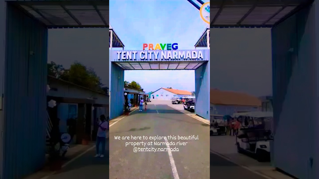 Welcome to Tent City Narmada I Praveg I Ekta Nagar I Shorts I KISHANI VLOGS #kishanivlogs #shorts