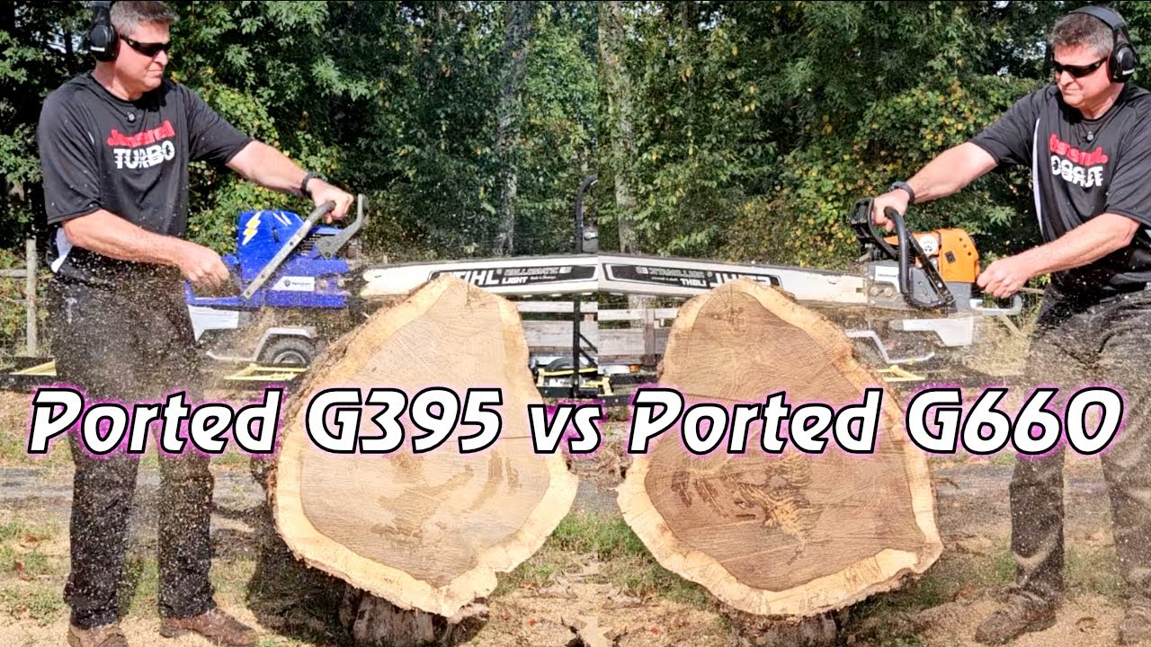 Ported Holzfforma G395 vs Ported G660, 395xp, MS660, 066 @richardflagg3084