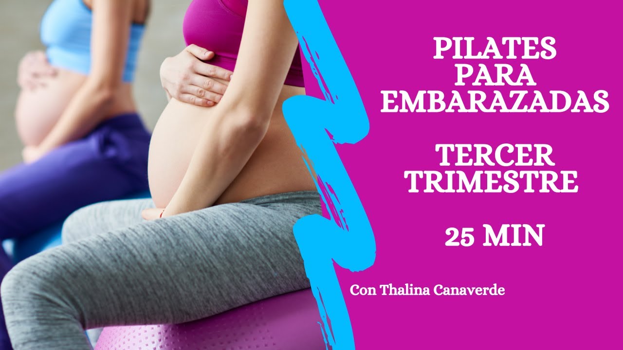 PILATES PARA EMBARAZADAS CON PELOTA PARA EL TERCER TRIMESTRE