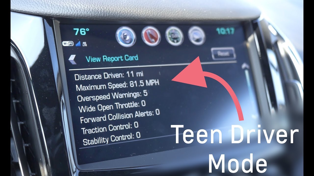 Chevrolet Safety: Teen Driver Mode