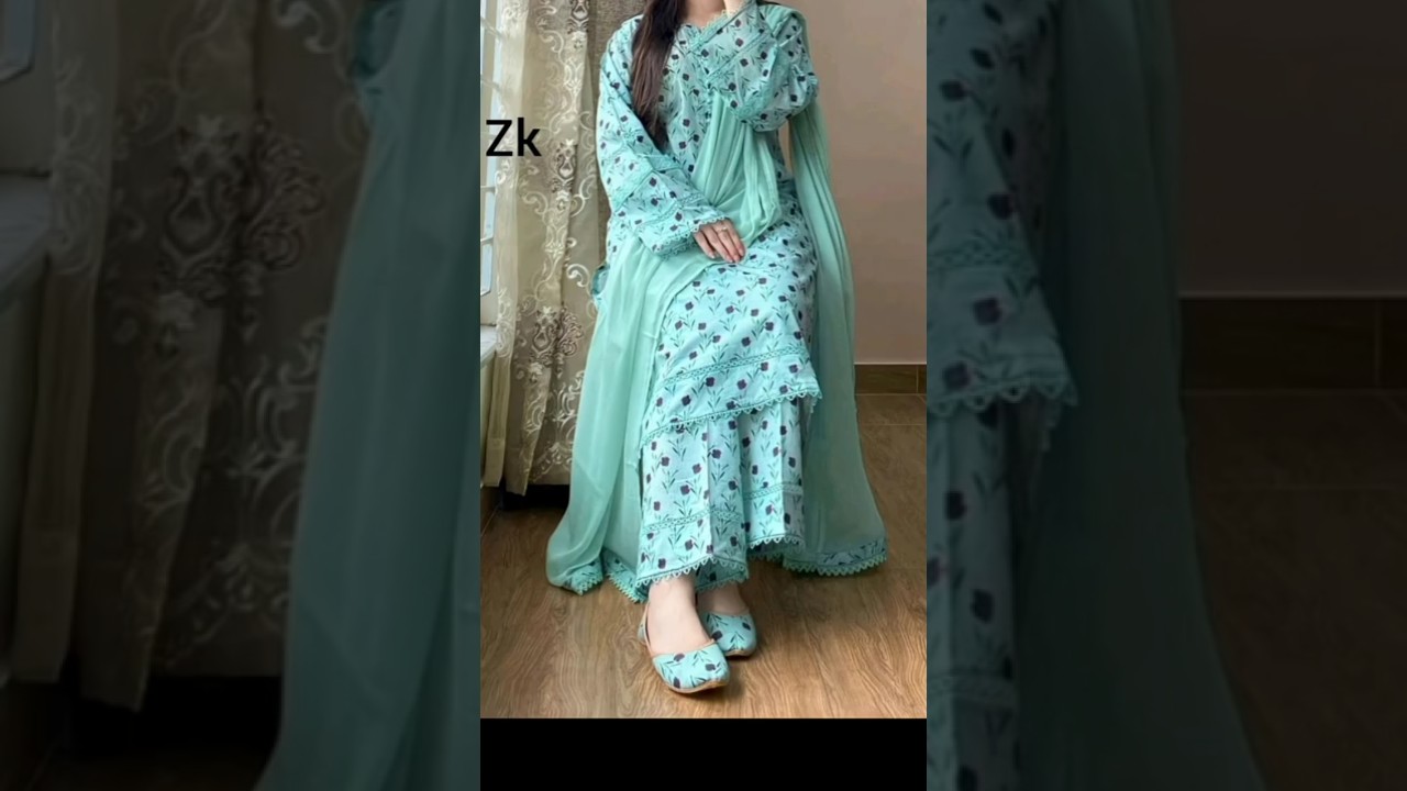 All Over Printed 2pc Dress Design 2025 For Summer