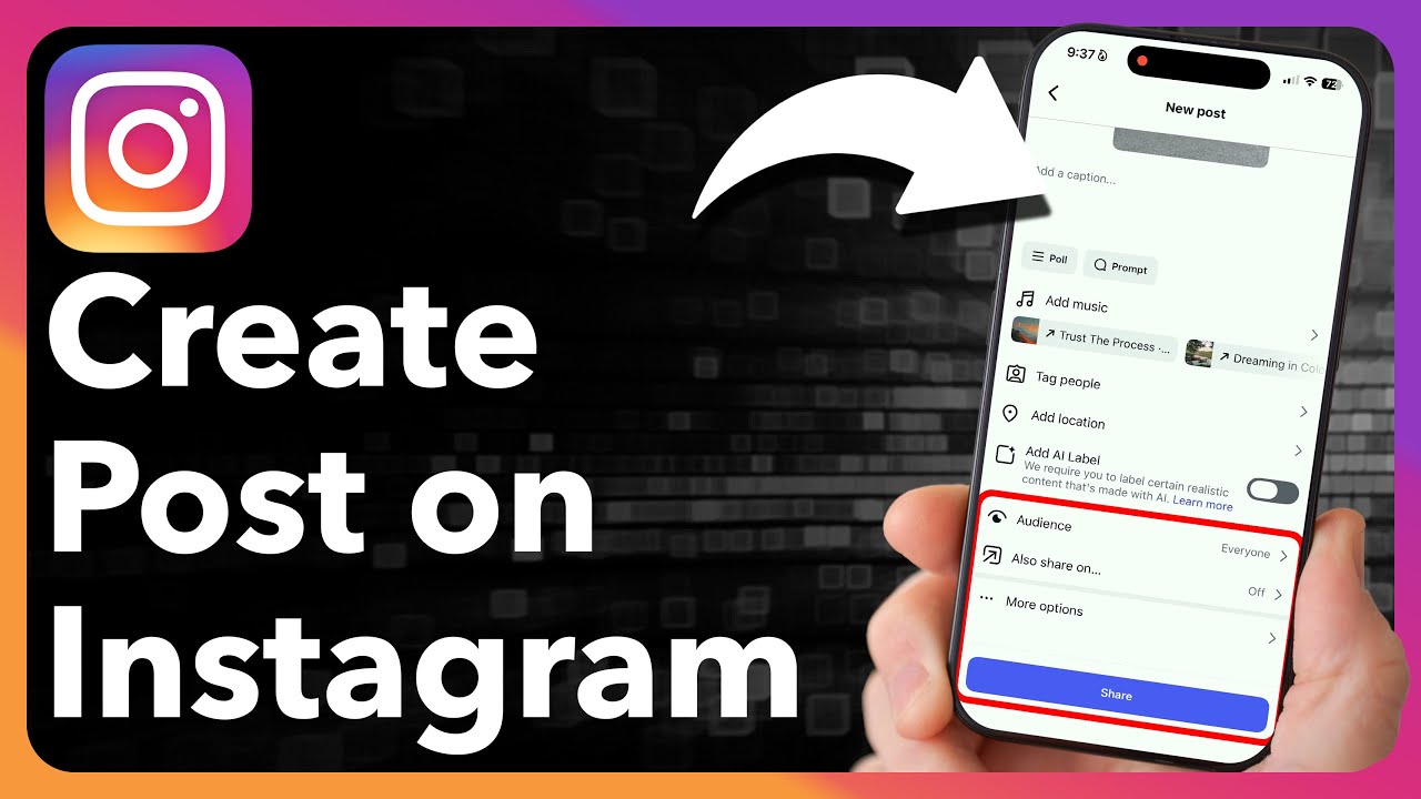 Как создать публикацию в Instagram