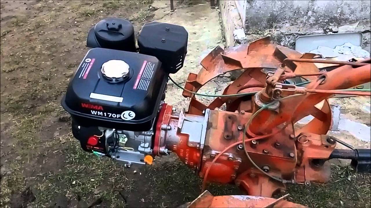 МОТОБЛОК МТЗ 05  Замена двигателя, УД 15 на WEIMA 170F