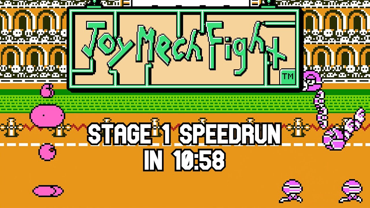 Joy Mech Fight - Stage 1 Speedrun - 10:58 (Old Personal Best)