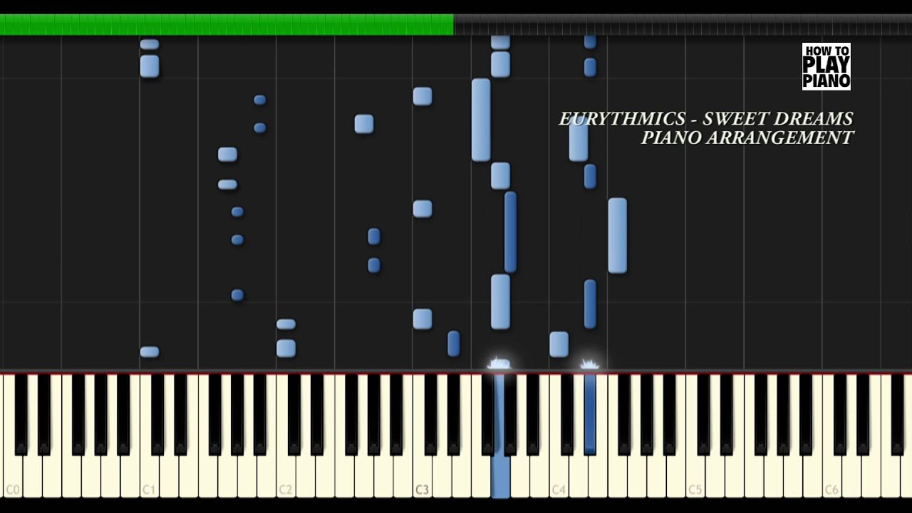 EURYTHMICS - SWEET DREAMS - SYNTHESIA (PIANO COVER)