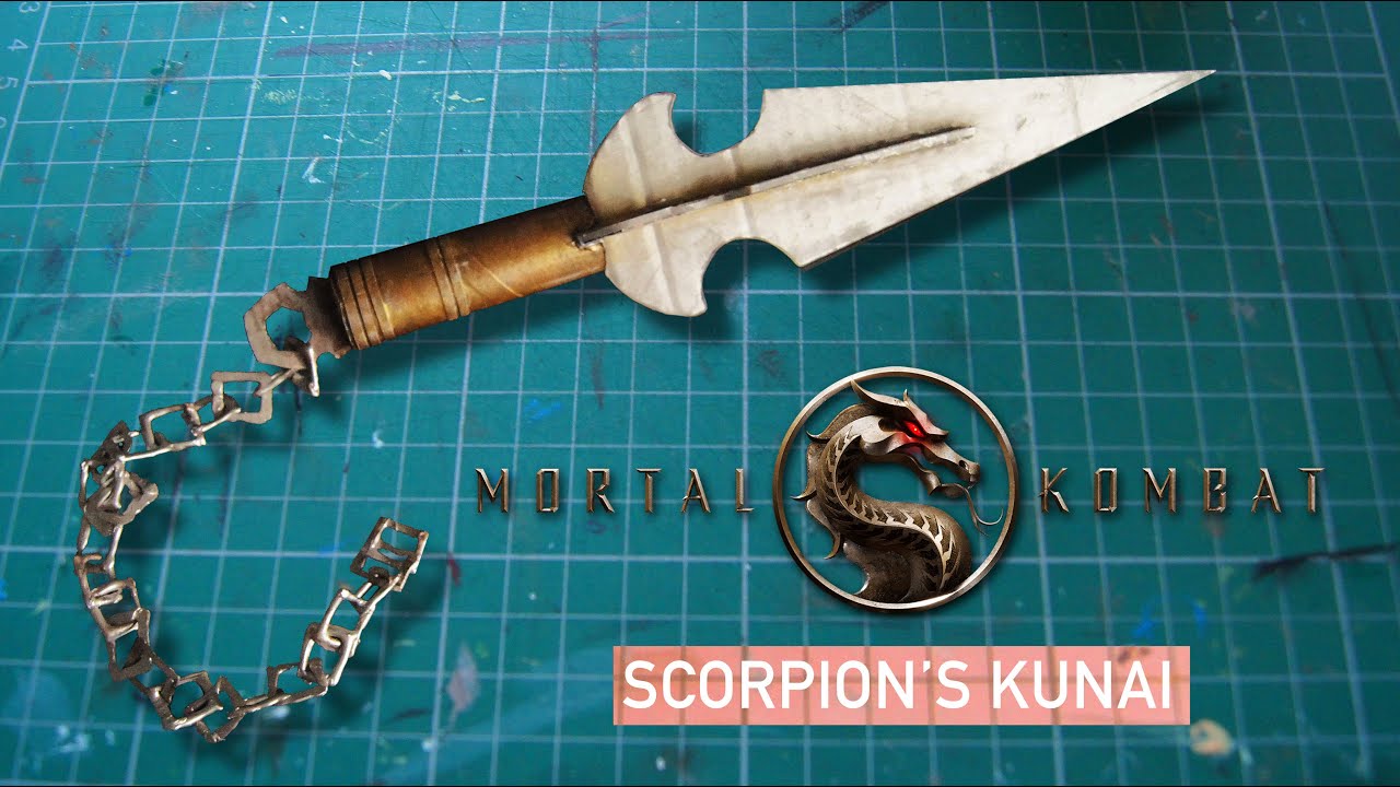 Scorpion's Kunai Dagger (Throwing Spear) From Mortal Kombat 🐉