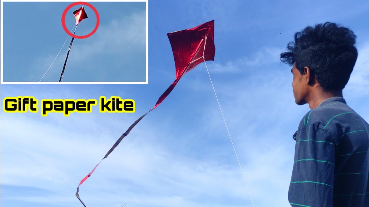 How to make a gift paper kite in tamil | kite making