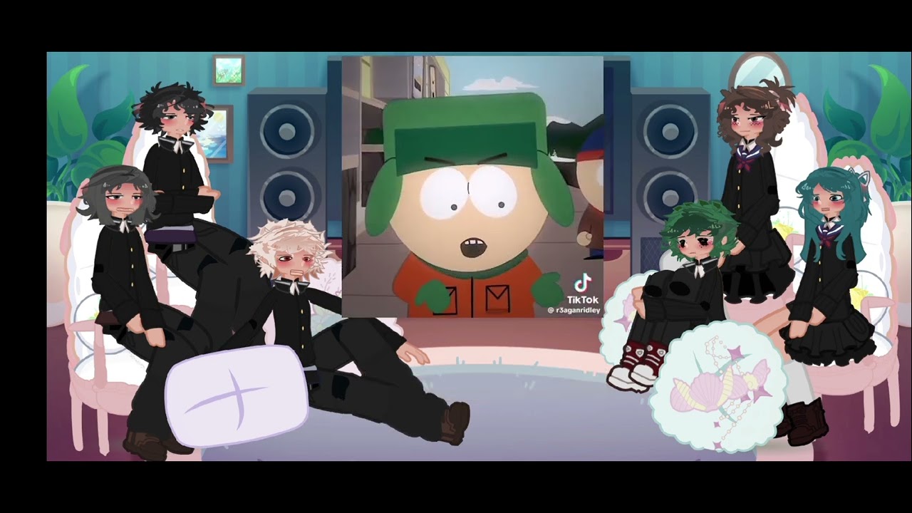 Aldera junior high react to izukus past as Kyle brofloski! /Part 1/ Kyle + Ike/