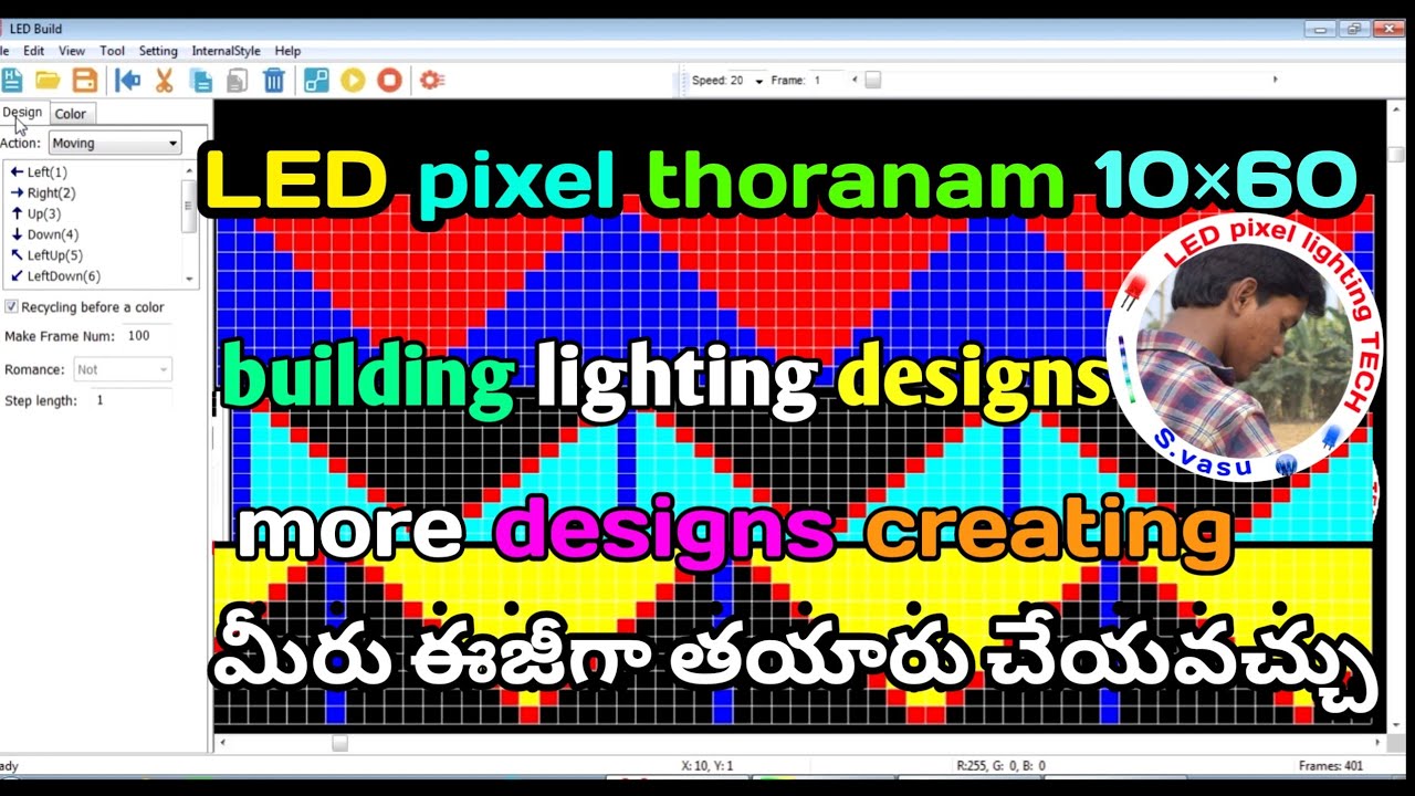 THORANAM 10×60 and building lighting designs creating explaining in TELUGU lo By. S. vasu