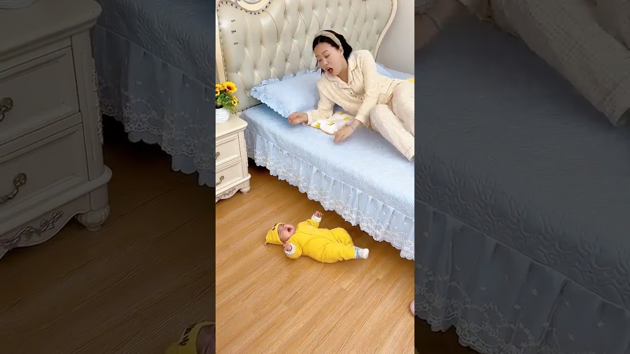 The installation is too simple, and I'm no longer afraid that the baby will fall off the bed #Shorts