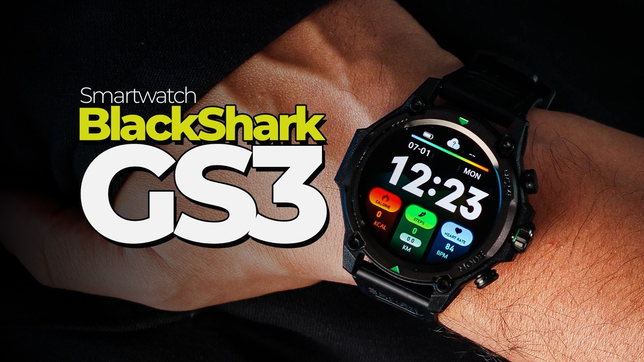 Black Shark GS3 - Smartwatch BARATO com GPS. Será que VALE a PENA em 2024?