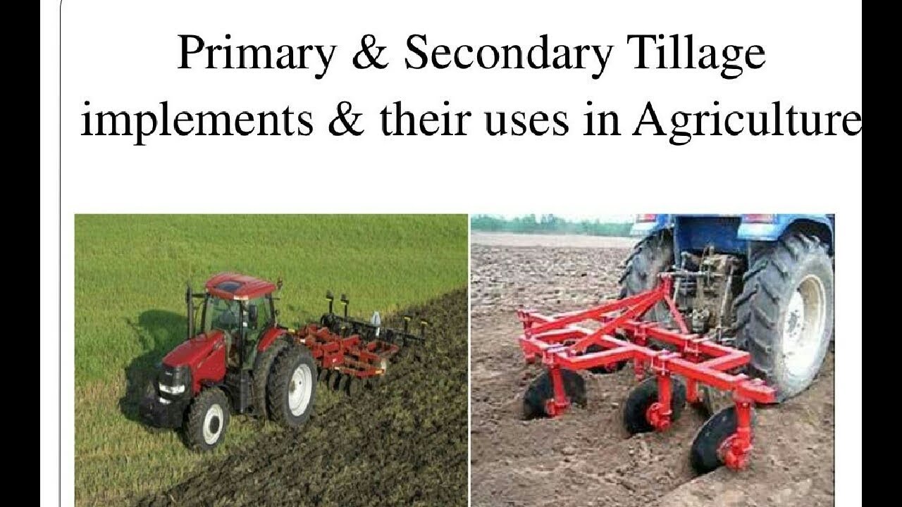 Primary and secondary tillage implement 
