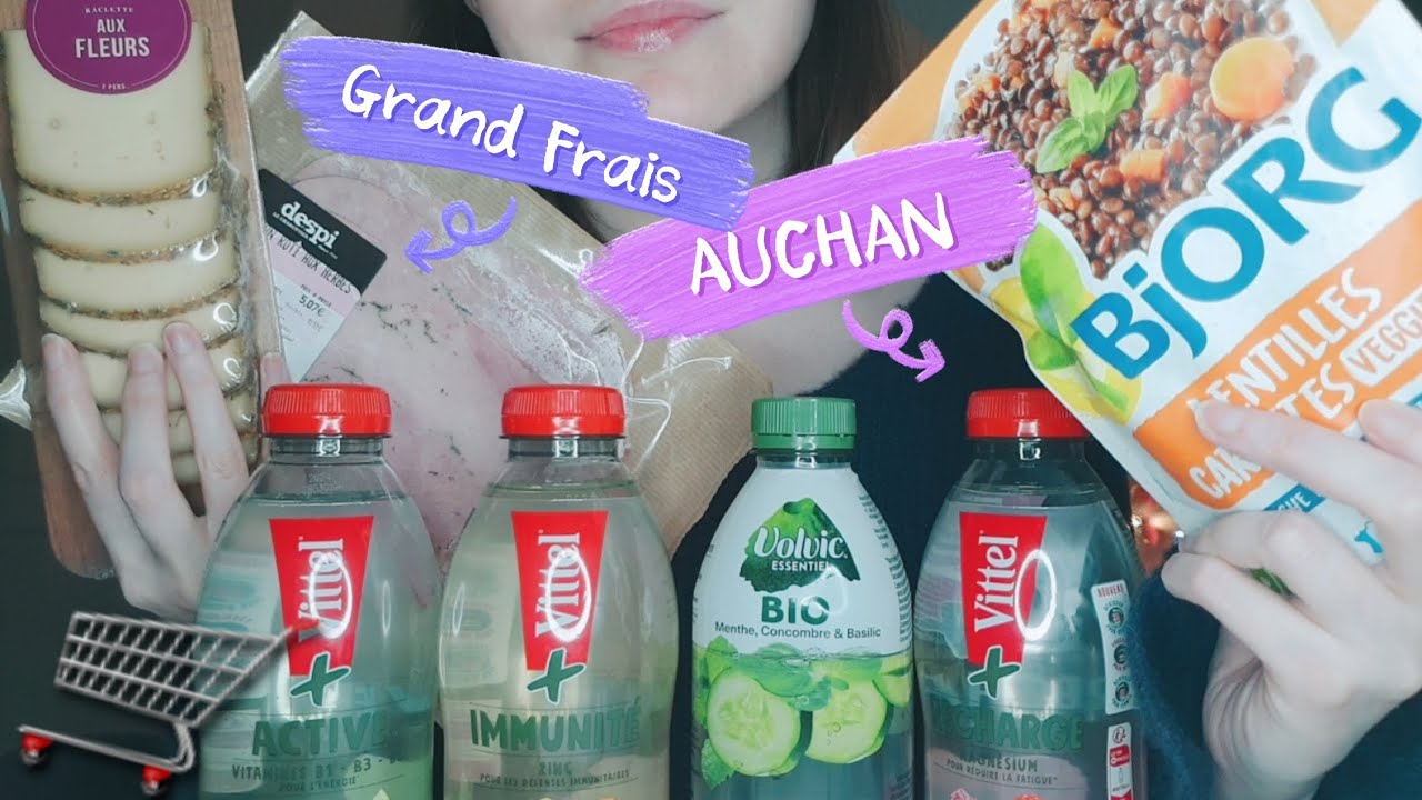 RETOUR DE COURSES AUCHAN/GRAND FRAIS 🛒