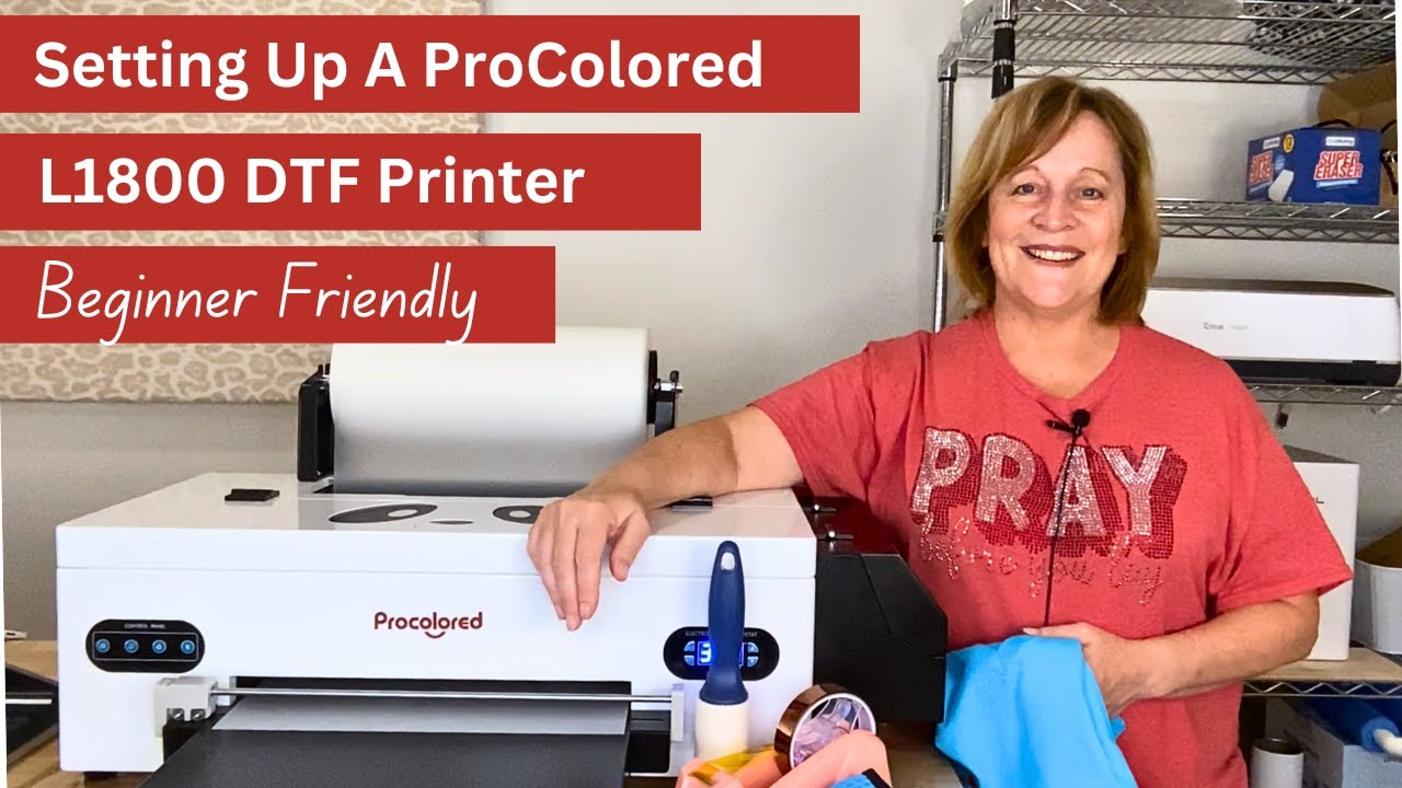 How to Set Up a Procolored L1800 DTF Printer with Film Roller
