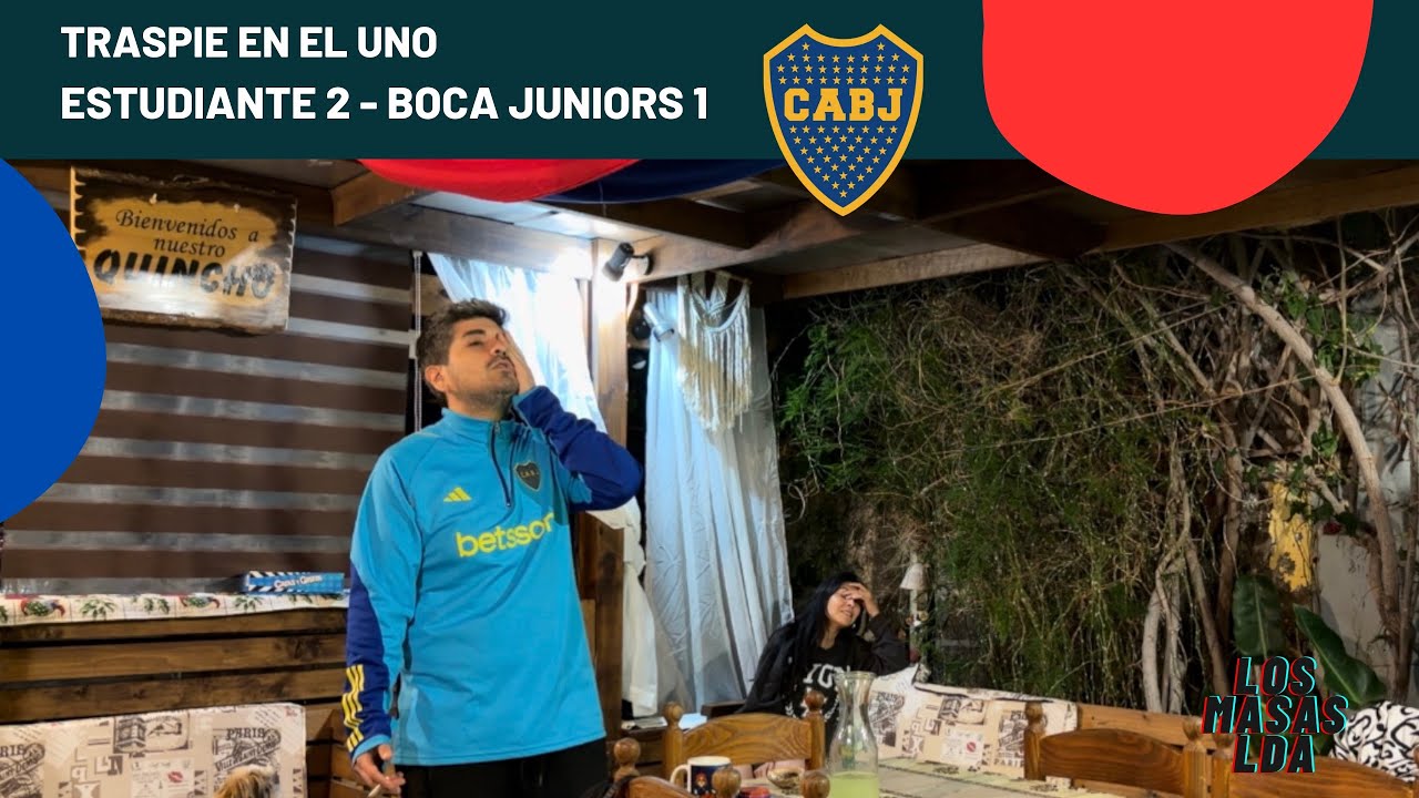 REACCIÓN ESTUDIANTES 2 VS BOCA JUNIORS 1 | TRASPIÉ EN EL UNO | FECHA 2 LIGA LPF