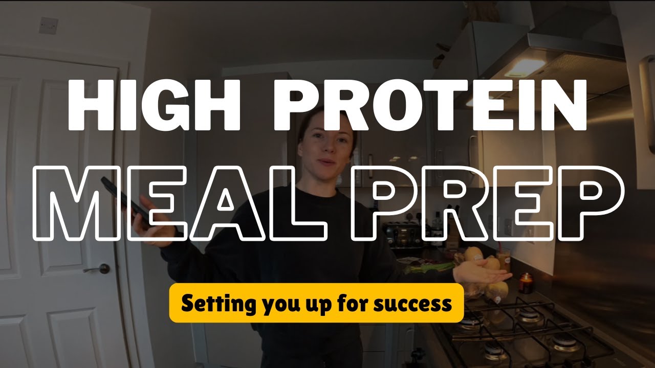 Easy High Protein Meal Prep With Me :)