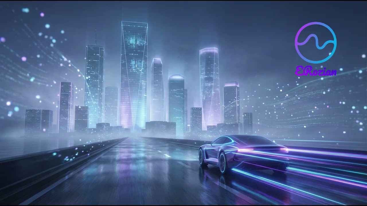 Nightwave Digital Drive|Synthwave Night Drive Music for Coding, Deep Focus &Late-Night Vibes•ERozian