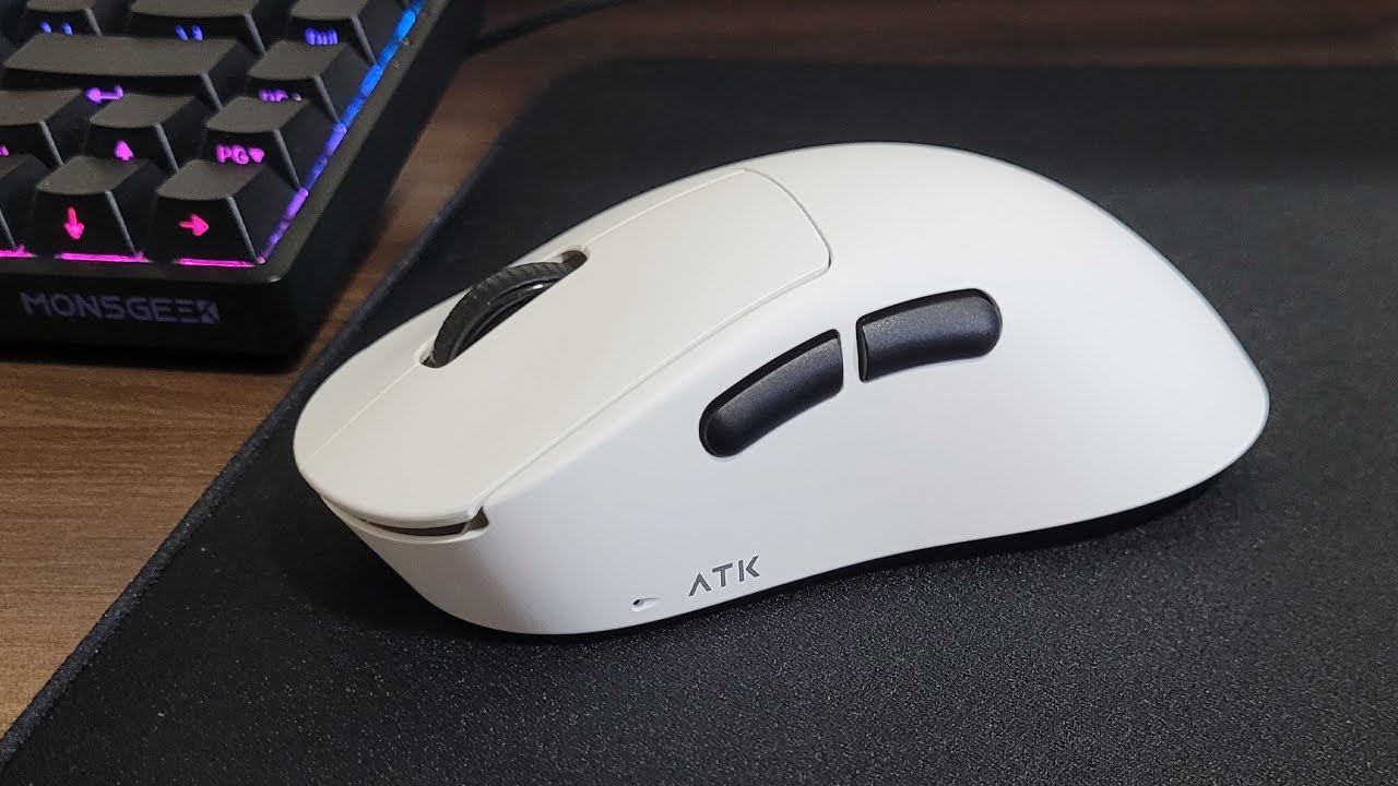 ATK Y9 Pro Max Review | Excelente Ergo Mouse Clone do Superlight DEX