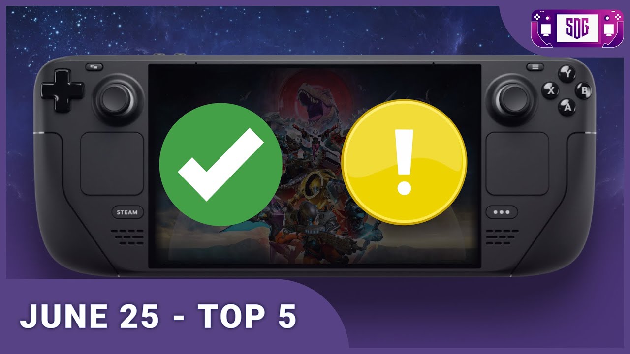 June 25 - Top 5 Verified and Playable Steam Deck Games This Week