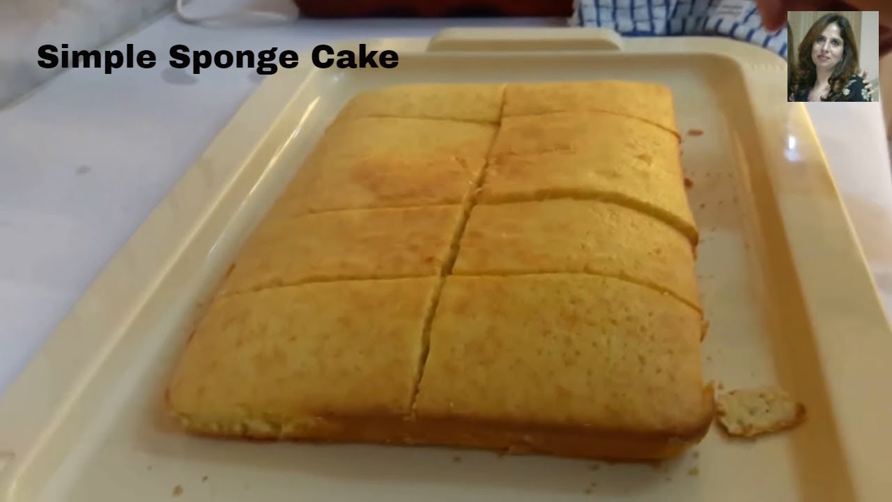 Rectangle sponge tea cake recipe