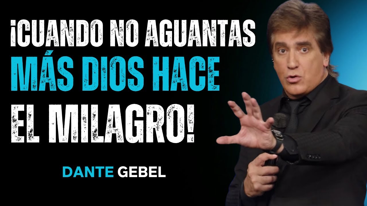 ¡Cuando Dices Ya No Aguanto Más Y Sigues Adelante, Ahí Comienza El Milagro De Dios!