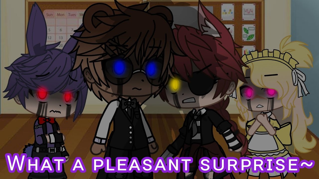 • William And FNAF 1 In A Room For 24 Hours • Gacha Club •