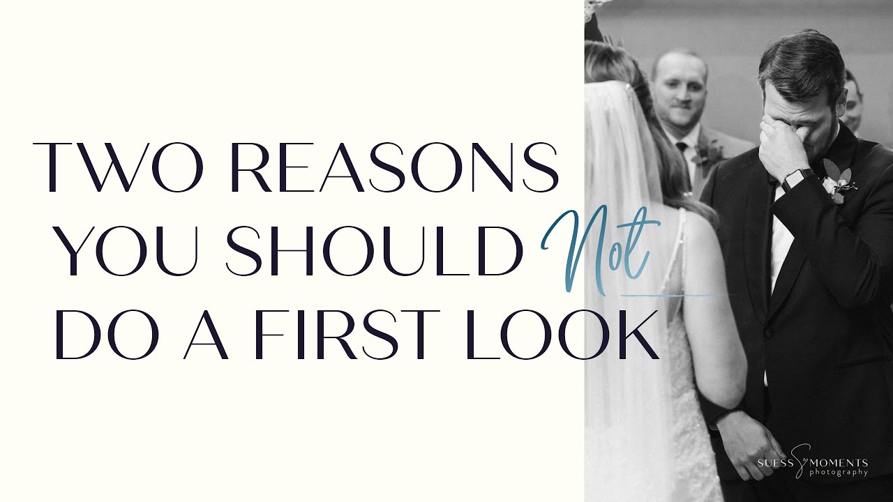 Two reasons you should not do a first look on your wedding day (pros, cons and history)