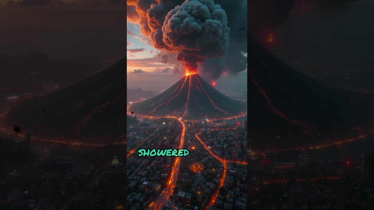 Mount Vesuvius Eruption and Destruction of Pompeii, 79 AD   Italy