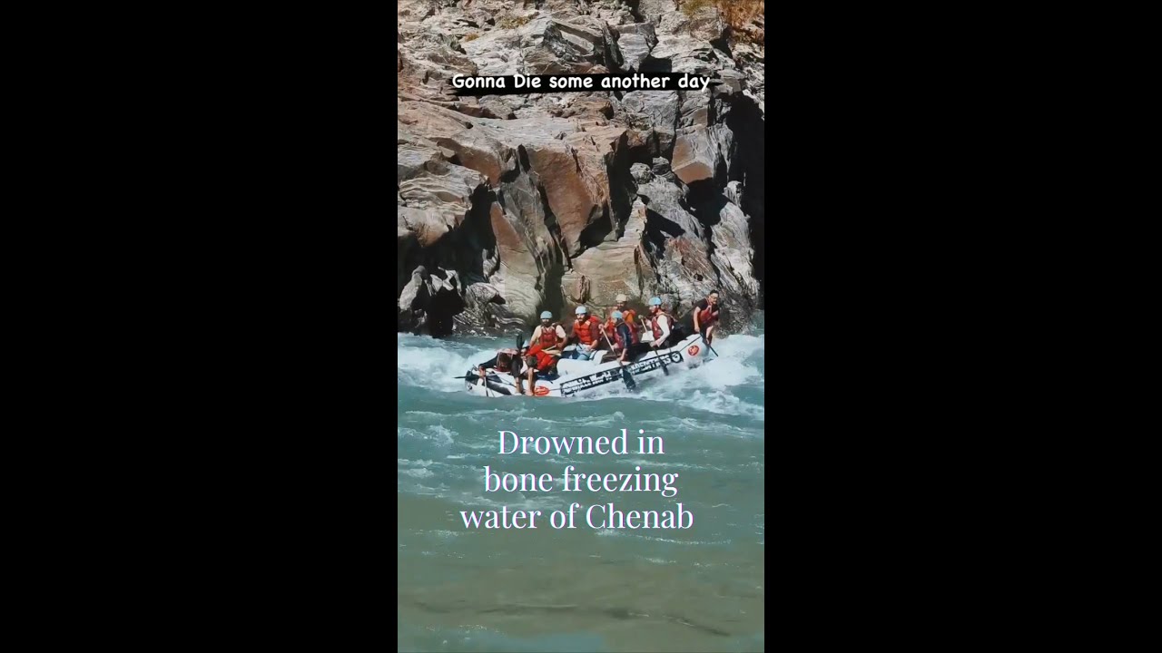 Drowned in freezing water of Chenab river #shorts