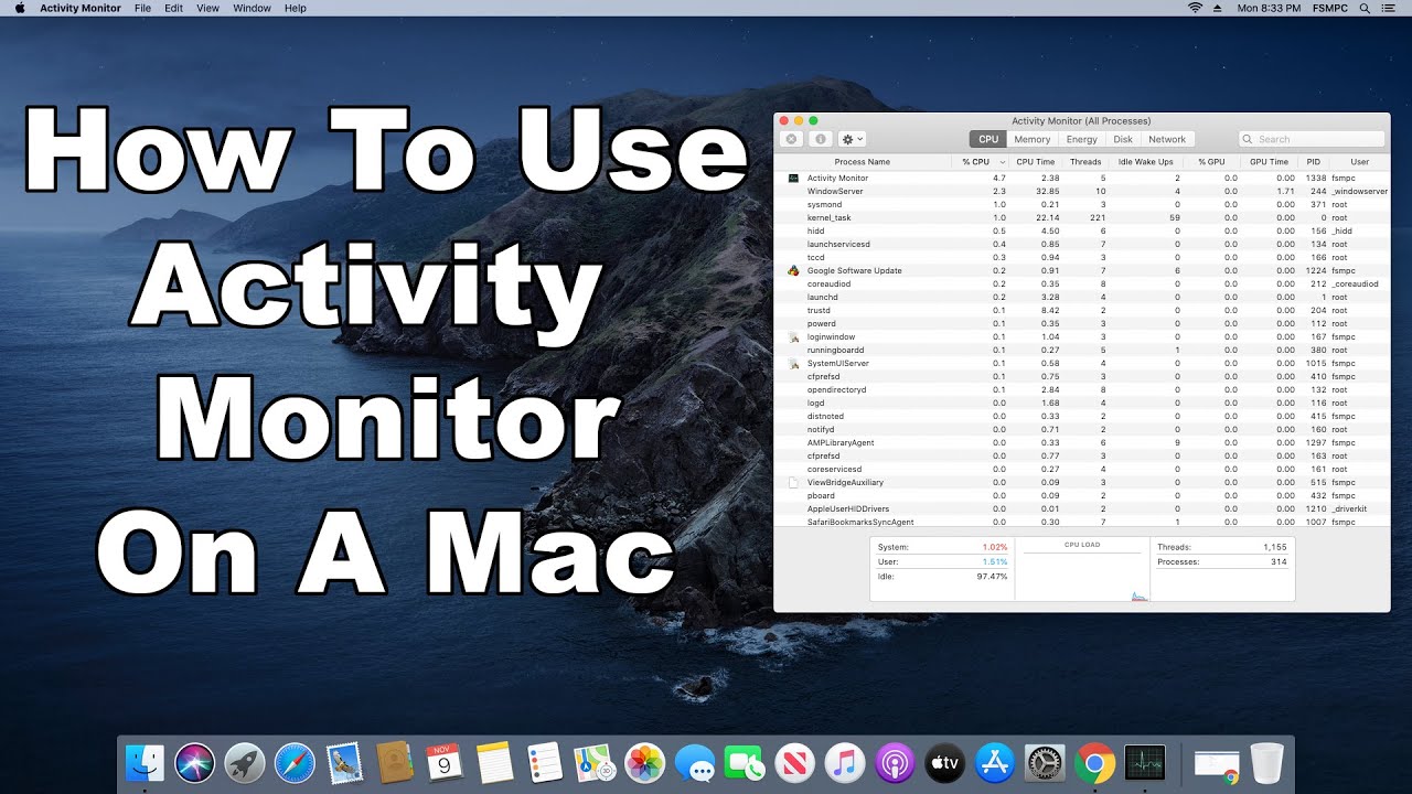 Как использовать &laquo;Мониторинг системы&raquo; на Mac: узнайте, что замедляет работу вашего Mac