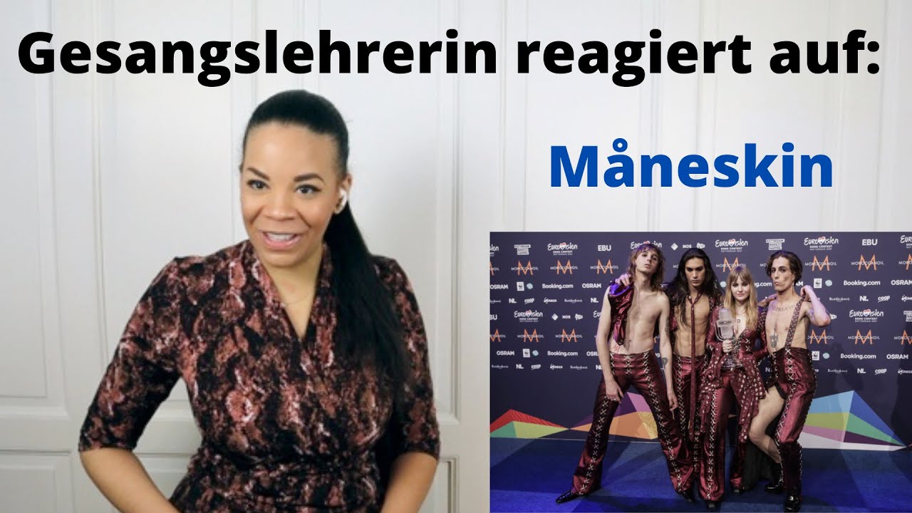 Gesangslehrerin reagiert auf Måneskin - Zitti E Buoni - Italy - Grand Final - Eurovision 2021