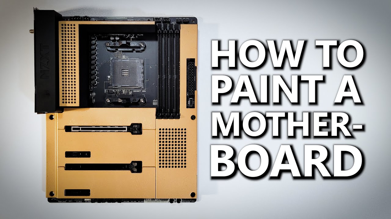How To Paint a Motherboard