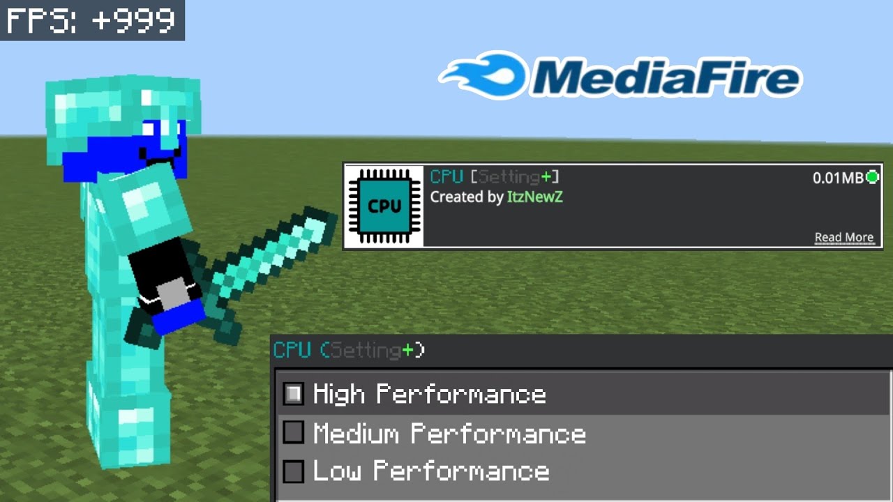 CPU [Setting+] resource pack for MCPE 1.21+ 🔥 | Optimizing CPU ✅