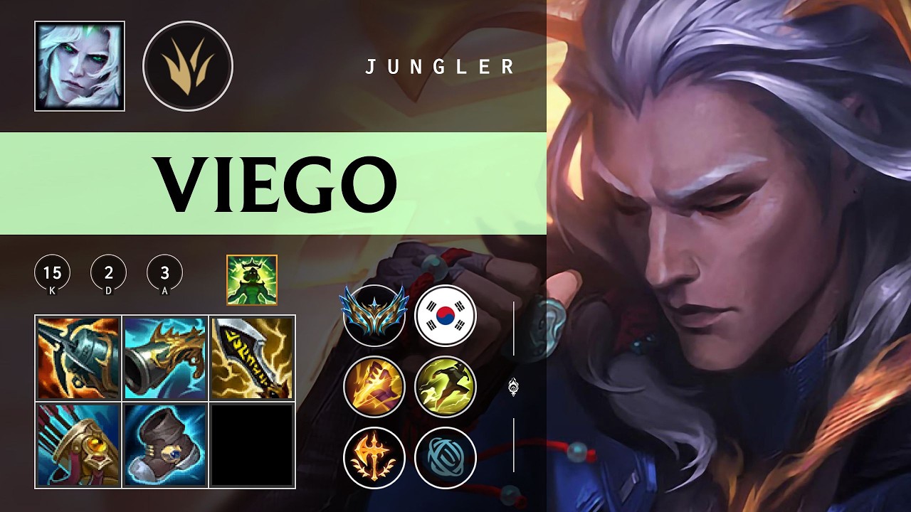 Viego Jungle vs Lee Sin - KR Challenger Patch 26.07