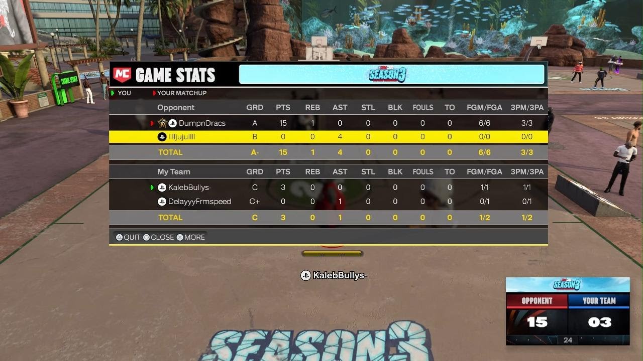I met DumpnDracs and his 2K duo in 2v2 we lost