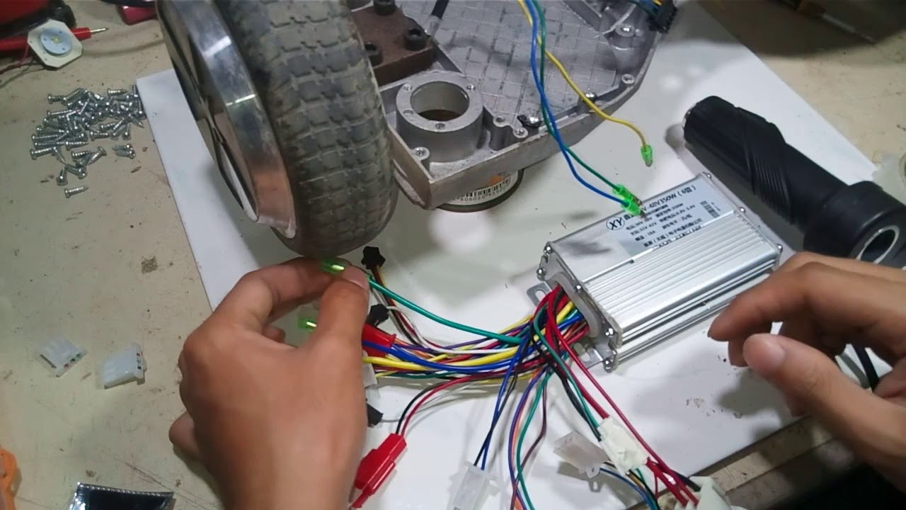 ebike controller on hoverboard