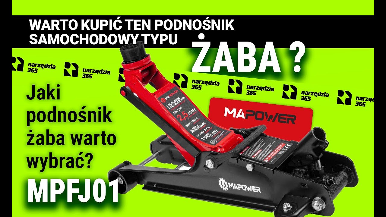 Jaki podnośnik do auta wybrać? Podnośnik hydrauliczny MAPOWER MPFJ01.