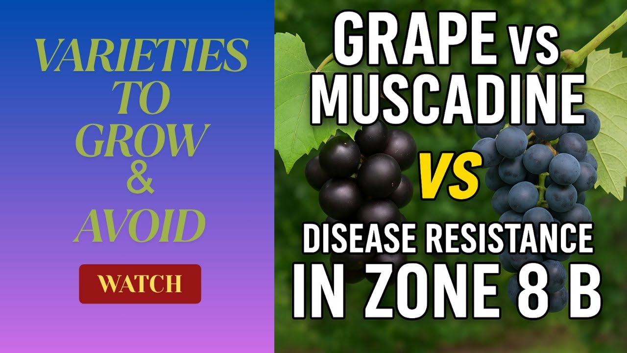 Grape vs Muscadine: Which Grows Best in Zone 8b? | Disease Resistance Comparison