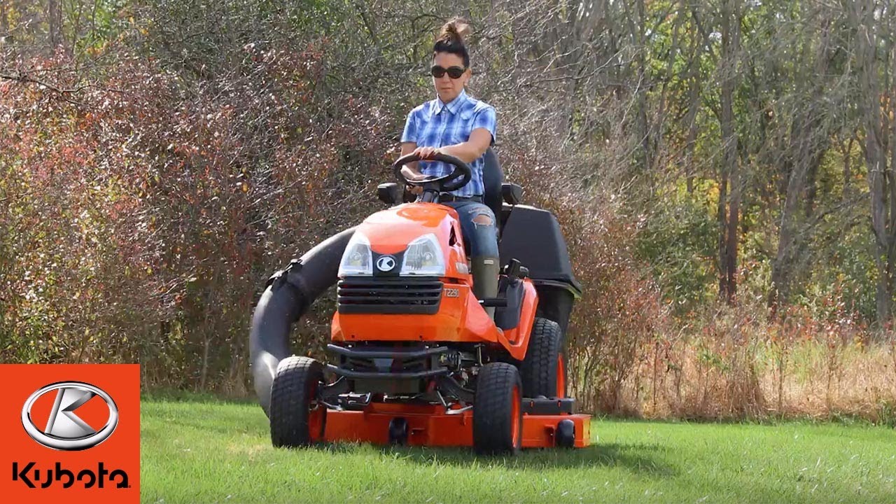 The Kubota T-Series Mower: Dependable, Comfortable, and Designed for More!