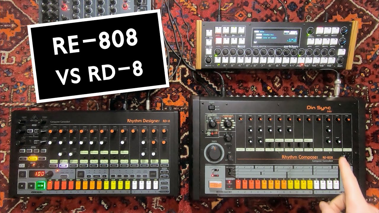 DinSync RE-808 VS Behringer RD-8