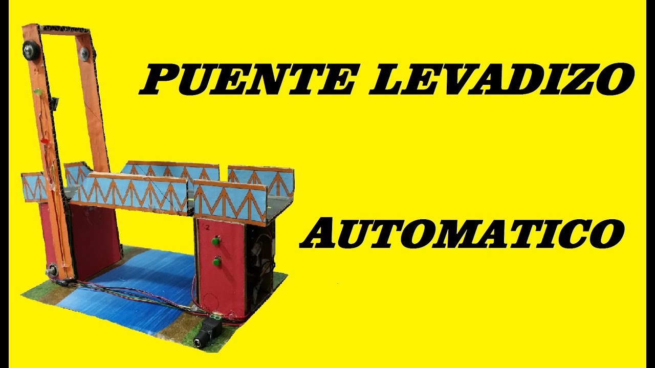 Como Hacer un Puente Levadizo Automático de Cartón