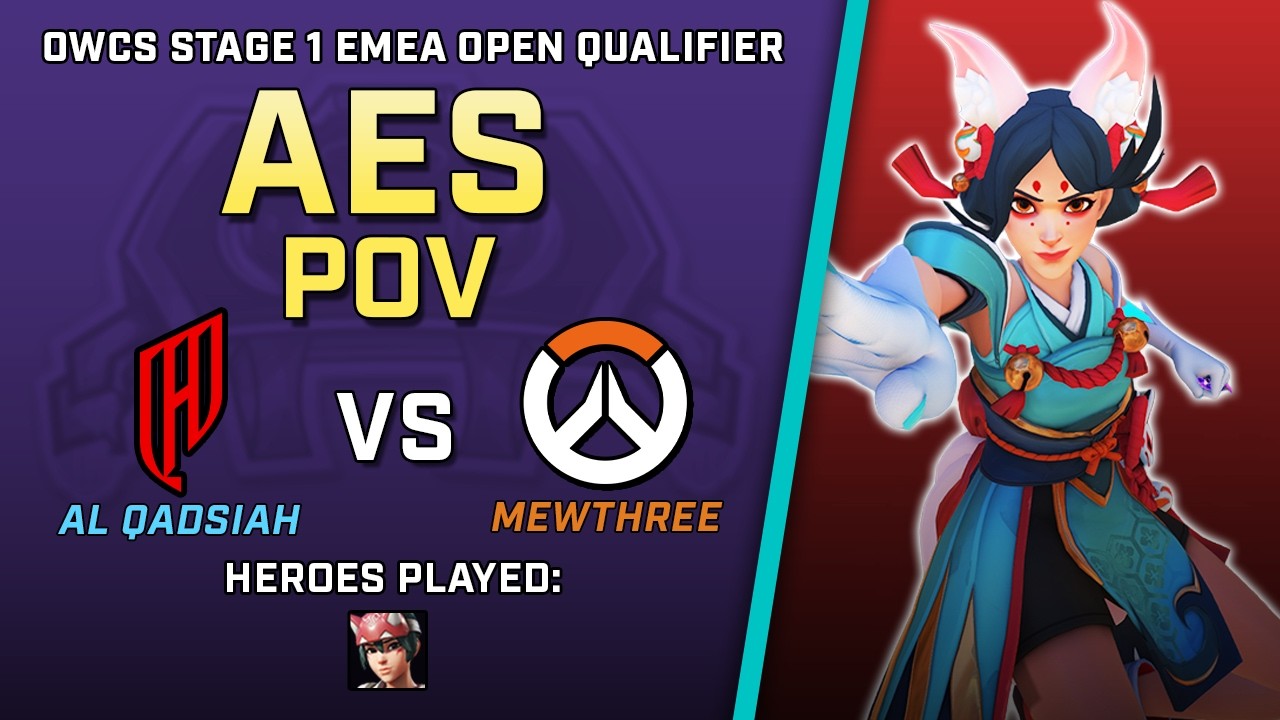 [ Aes ] Sneaky Kiri | Al Qadsiah vs Mewthree | OWCS Stage 1 EMEA Open Qualifier