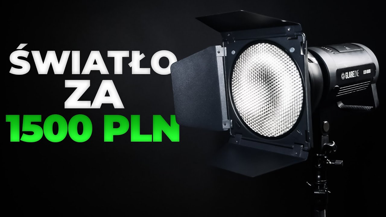 ŚWIATŁO ZA 1500 PLN 💡 GLAREONE 600D Recenzja
