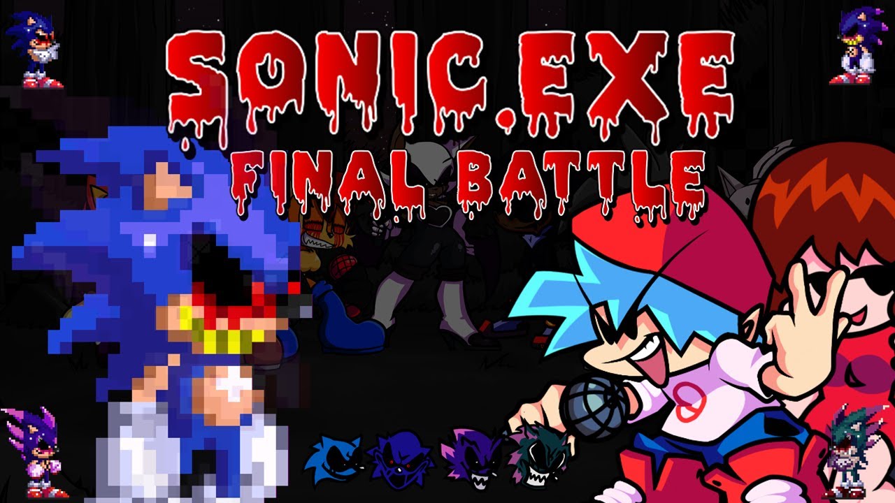 Friday Night Funkin. Vs Sonic.EXE. Sprite Animation V2. (Reuploaded)