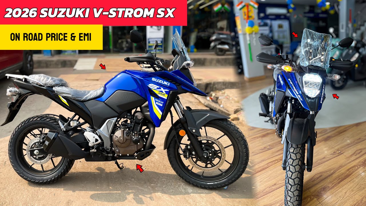 Suzuki V-Strom SX 250 New Model 2026 Review - On Road Price? EMI Mileage New Update | newvstrom250