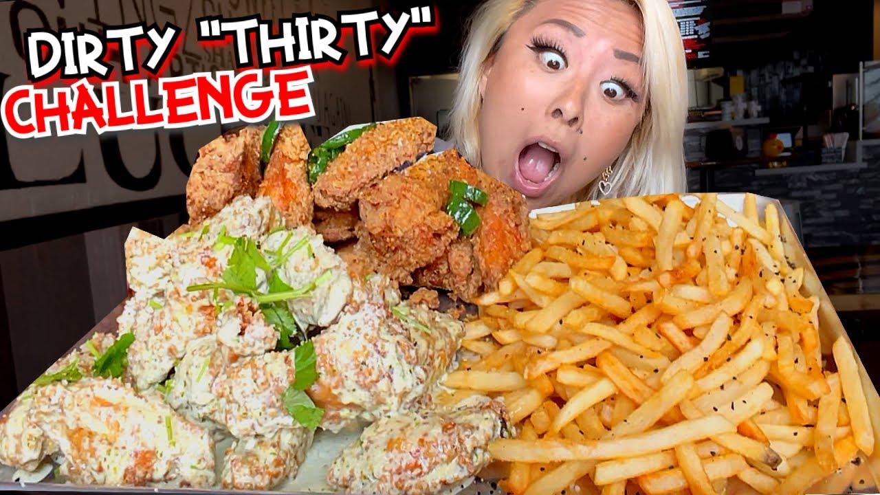 The Dirty Thirty Wings Challenge at Wings n Mi in Murrieta, CA!! #RainaisCrazy