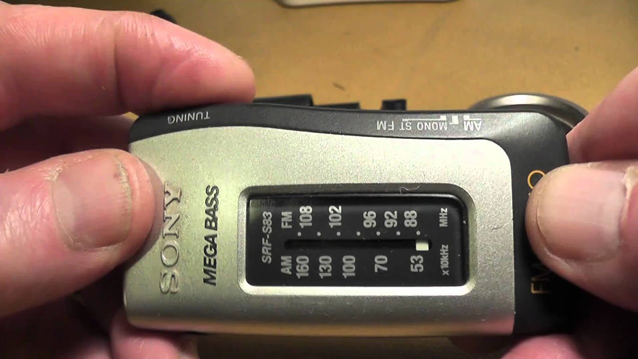 Bobs Sony SRF-S83 radio repair and test 19-1-11