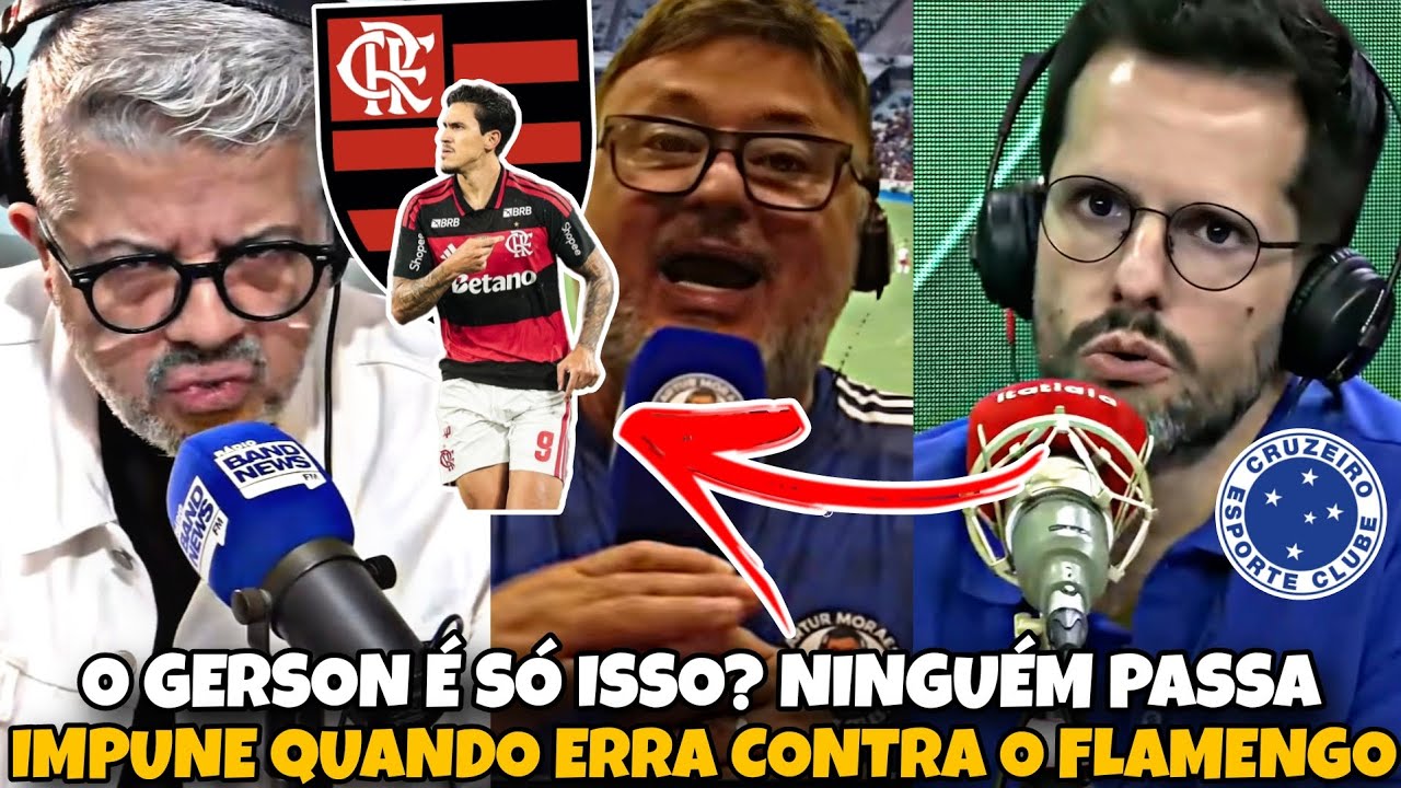 A MÍDIA MINEIRA ENLOUQUECEU COM O GERSON E O FLAMENGO NO PÓS JOGO KKKK ( HG PLAY, 98 LIVE E MAIS )