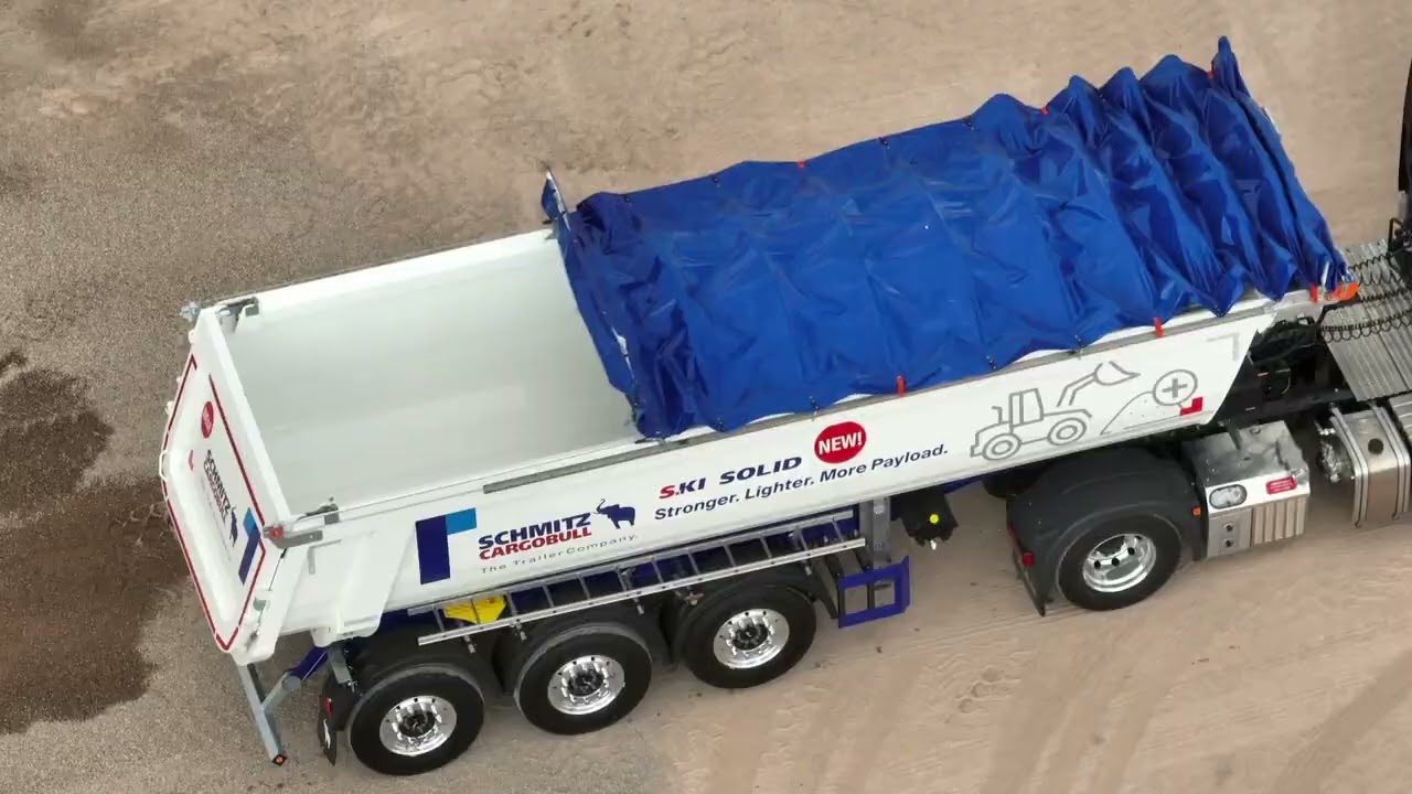 Semi remorque à benne acier S.KI SOLID [français]